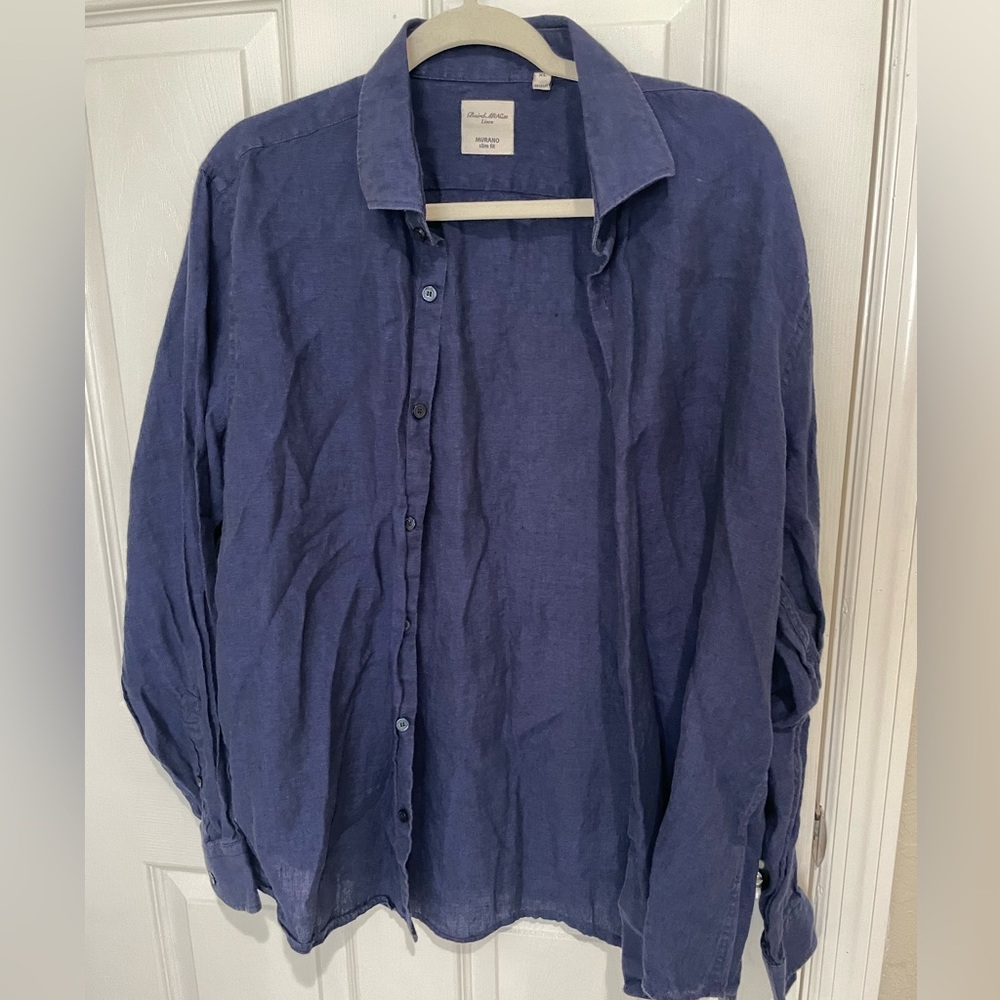 Blue Baird Mcnutt linen dress shirt